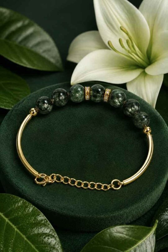 A Designer Natural AAA Russian Seraphinite Bracelet