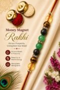 Buy Original Money Magnet Rakhi (Dhan Yog Rakhi) for Wealth, Protection, and Prosperity of Your Brother
