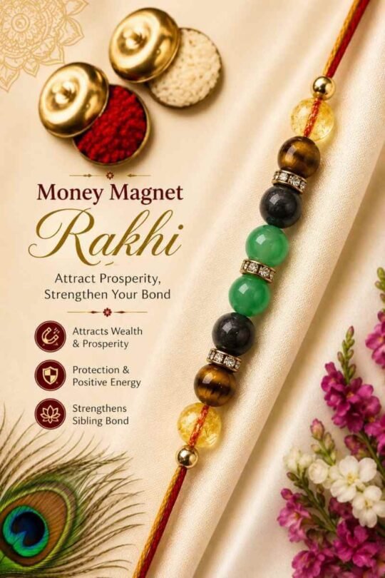Buy Original Money Magnet Rakhi (Dhan Yog Rakhi) for Wealth, Protection, and Prosperity of Your Brother