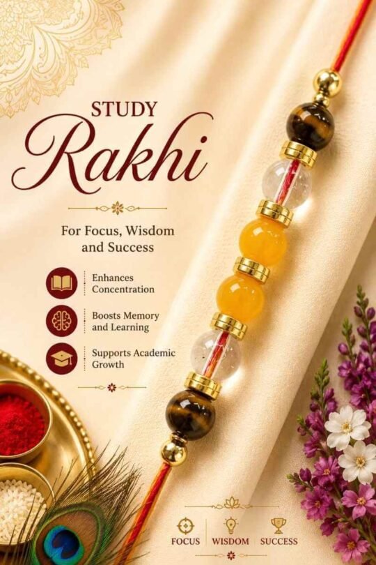 Buy Study Rakhi for Your Brother to Improve Concentration, Confidence and Exam Success