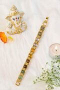 Premium Money Magnet Bracelet Crafted with 5 Powerful Crystals in Golden Chain