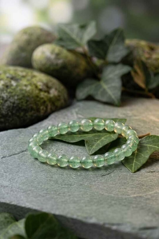 Money Attraction Natural Green Aventurine Crystal Bracelet